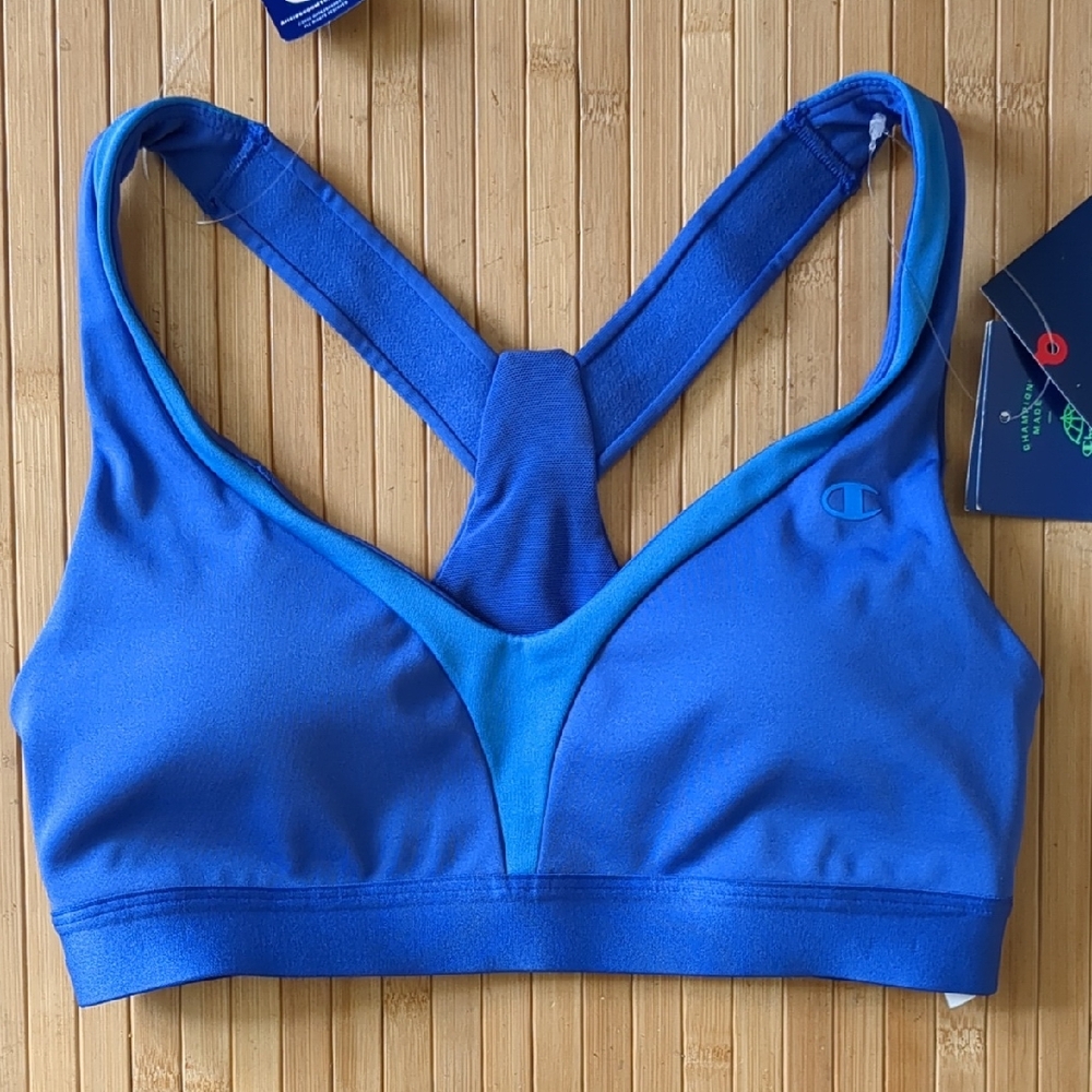 Champion Sports Training Bra, Blue, Size XS Extra Small, NEW nwt